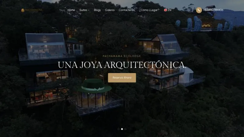 Página de inicio de Pachamama Ecolodge